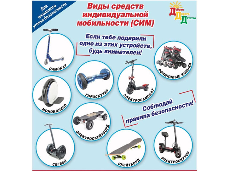 Внимание дети! Безопасность при движении на СИМ.